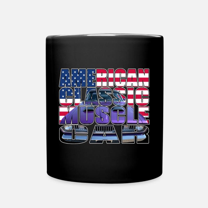 American Classic Muscle Car Script R6Z - Tasse einfarbig - Schwarz