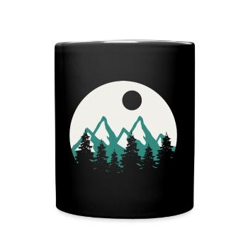 Travel - Tasse einfarbig - Schwarz - Vorne
