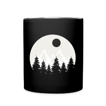 Travel - Tasse einfarbig - Schwarz - Vorne