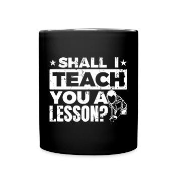 Billiard lesson - Full Colour Mug - black - Front