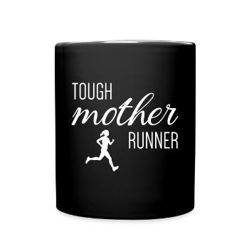 Tough Mother Runner - Tasse einfarbig - Schwarz - Vorne