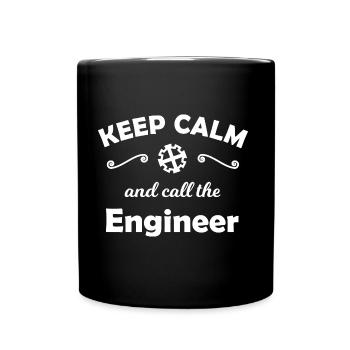 Technology and mechanical engineering - Full Colour Mug - black - Front