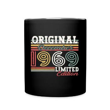 Born December 1969 53rd birthday gift - Full Colour Mug - black - Front