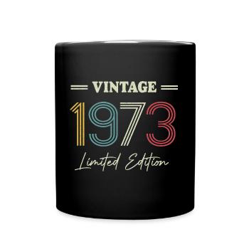 Vintage 1973 Limited Edition - Full Colour Mug - black - Front