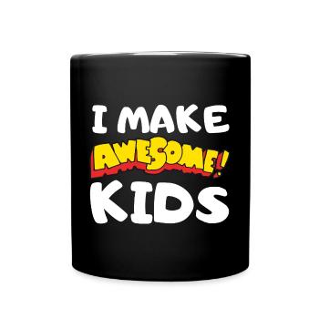 Je fais d’excellents comics pour enfants - Mug uni - noir - Devant