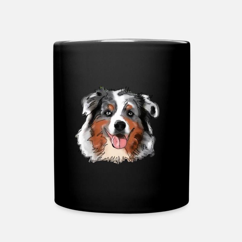 Berger australien - Mug uni - noir