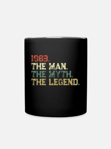 1983: Der Mann der Mythos Die Legende - Mug uni - noir