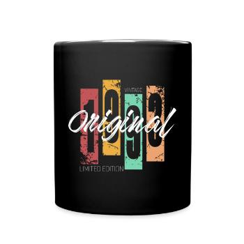 1993 Vintage Retro 30th birthday - Full Colour Mug - black - Front