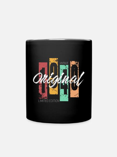 1949 Vintage Retro Anniversaire - Mug uni - noir