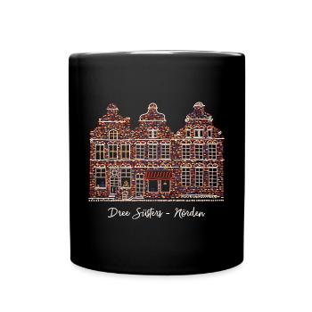 Norden, East Frisia, Three Sisters Low German - Full Colour Mug - black - Front