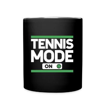 Tennis Mode Tennisverein Tennisspieler - Tasse einfarbig - Schwarz - Vorne