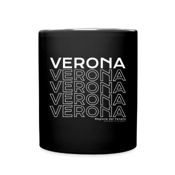 Visuel clé de Vérone : critique de Veneto - Mug uni - noir - Devant