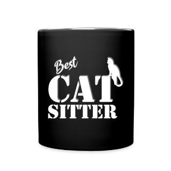 Meilleur gardien de chat - Mug uni - noir - Devant