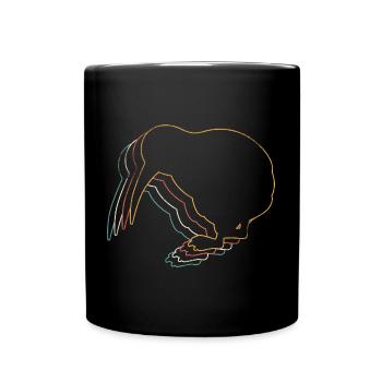 Oiseau kiwi - Mug uni - noir - Devant
