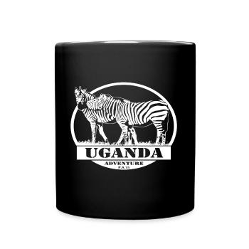 Ouganda - Zèbre - Mug uni - noir - Devant