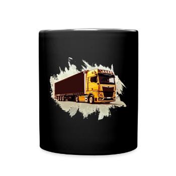 CAMION - Mug uni - noir - Devant