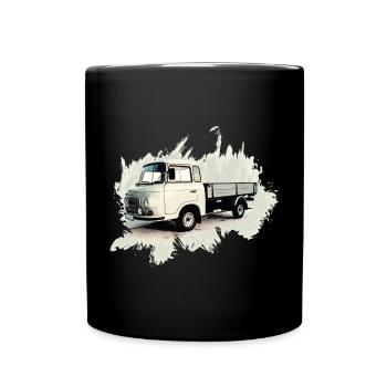 Camion à plateau BARKAS B1000 - Mug uni - noir - Devant