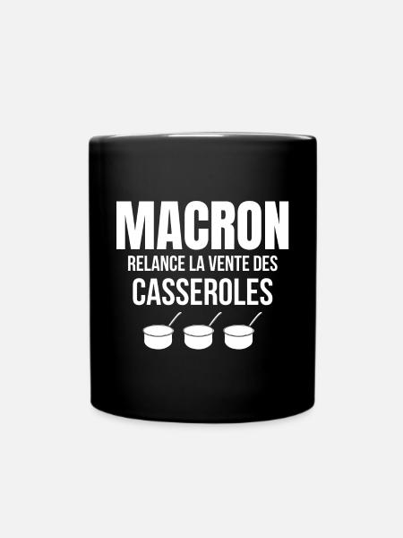 retraite, réforme des retraites, Macron - Mug uni - noir