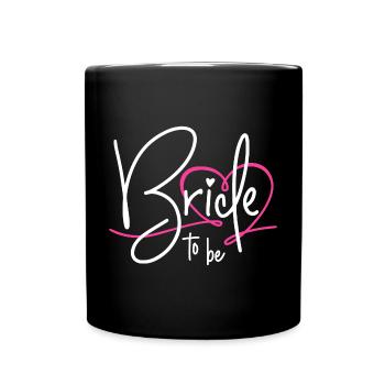 Future mariée - Mug uni - noir - Devant