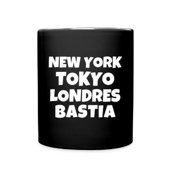 Corse, Corse humour, Bastia - Mug uni - noir - Devant