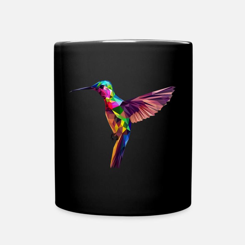 Kolibri - Tasse einfarbig - Schwarz