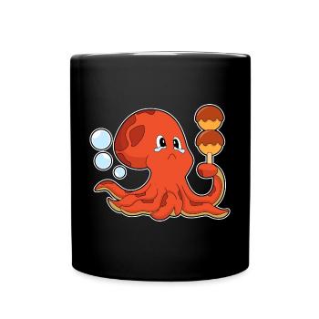 Poulpe Takoyaki - Mug uni - noir - Devant
