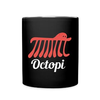 Octopi Mathe Mathematik Lehrer Math Wissenschaft - Tasse einfarbig - Schwarz - Vorne