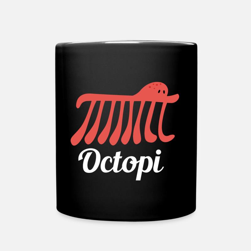 Octopi Mathe Mathematik Lehrer Math Wissenschaft - Tasse einfarbig - Schwarz