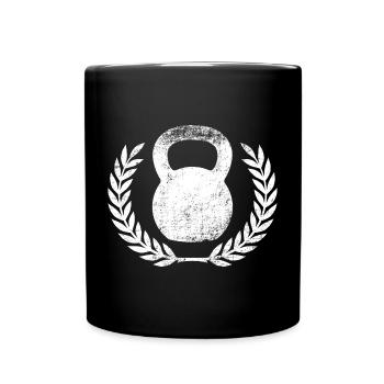 Kettlebell - Full Colour Mug - black - Front