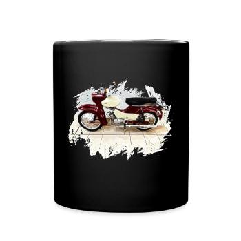 Simson Star - Tasse einfarbig - Schwarz - Vorne
