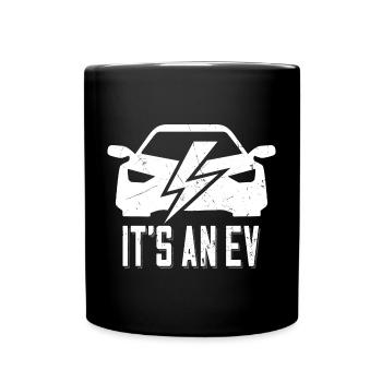 C’est un EV Supercharge - pour les fans de voitures électriques - Mug uni - noir - Devant