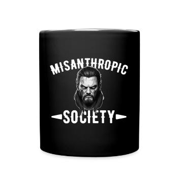 Sarcastic Misanthropic Society - Tasse einfarbig - Schwarz - Vorne