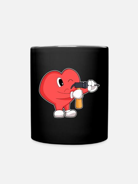 Craft de forage Heart Craftsman - Mug uni - noir