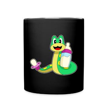 Lait pour biberon Snake - Mug uni - noir - Devant