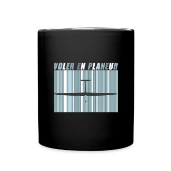 FLYING IN A GLIDER - Full Colour Mug - black - Front