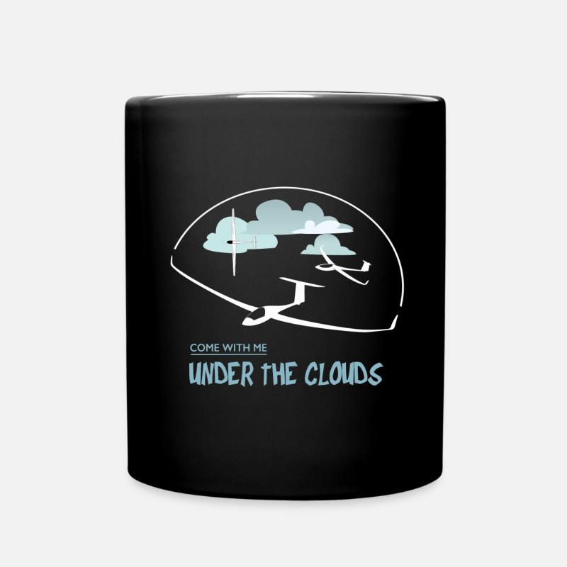 UNTER DEN WOLKEN - Tasse einfarbig - Schwarz