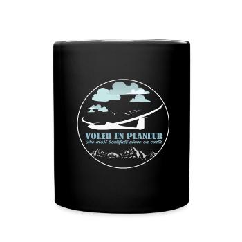 VOLER EN PLANEUR - Mug uni - noir - Devant