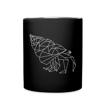 Einsiedler Geometric White - Tasse einfarbig - Schwarz - Vorne