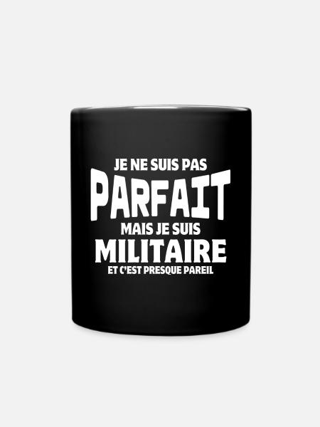 militaire, armée de terre - Mug uni - noir