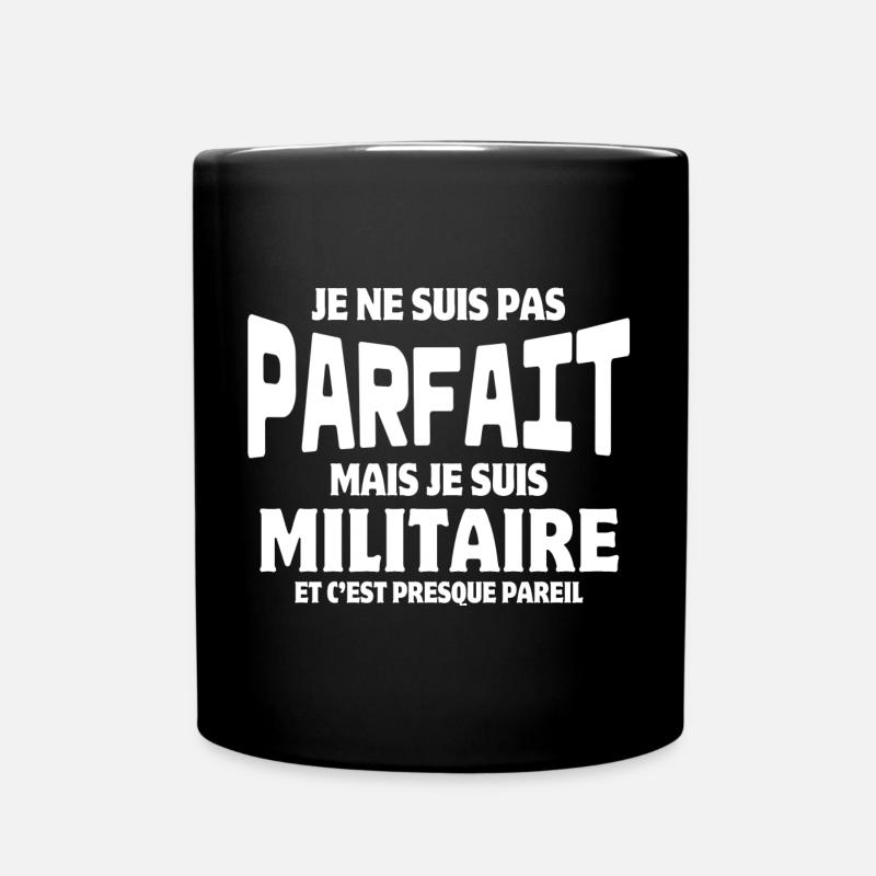 militaire, armée de terre - Mug uni - noir