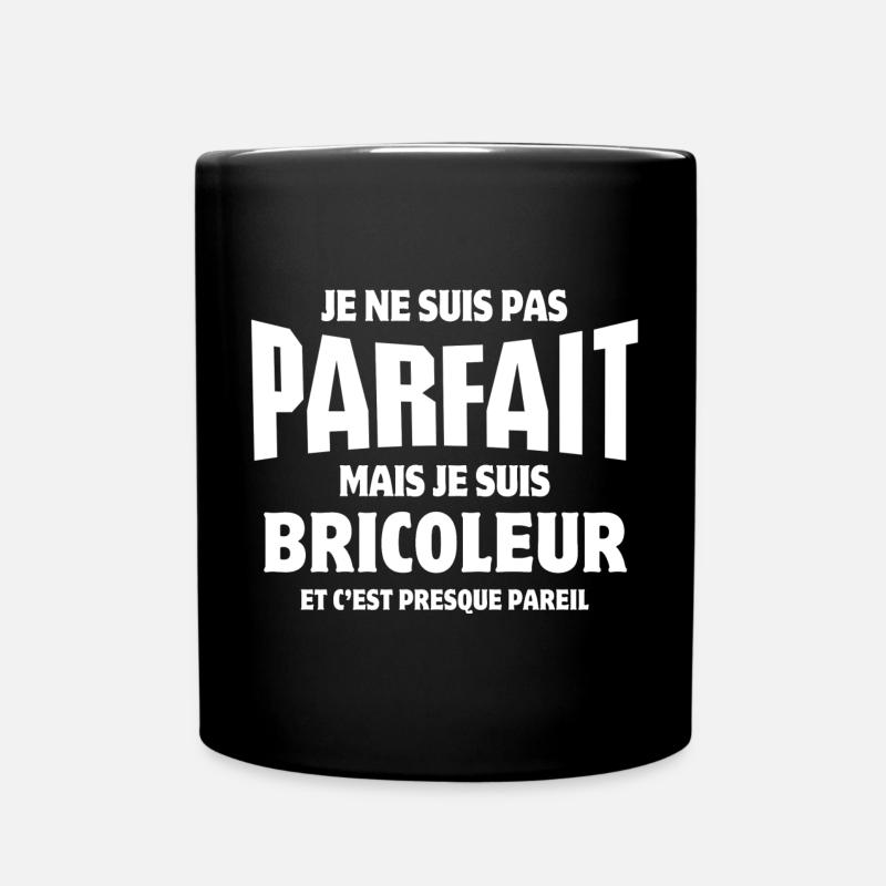 bricoleur, bricolage, bricoler - Mug uni - noir