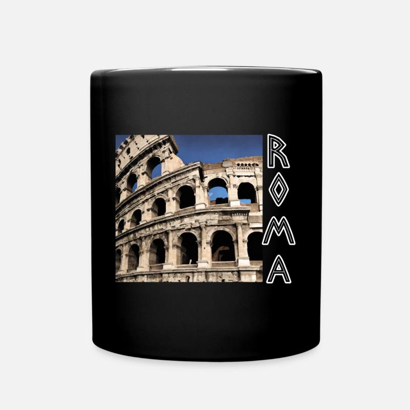 ROMA - Full Colour Mug - black