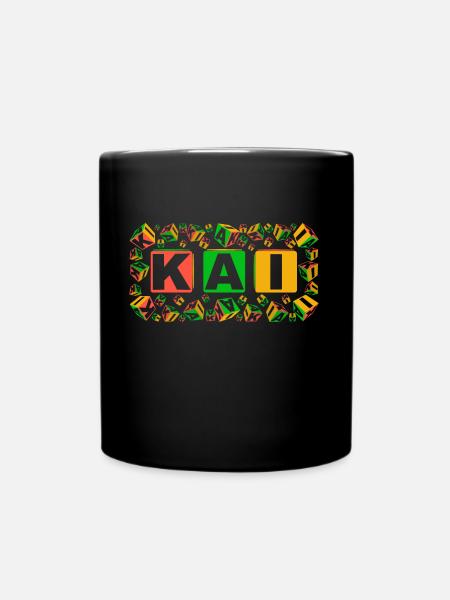 KAI colourful cubes - Tasse einfarbig - Schwarz