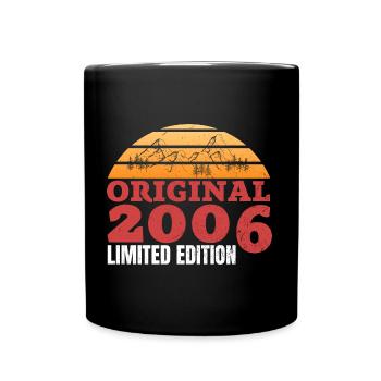Limited Edition 2006 18. Geburtstag Geschenk - Tasse einfarbig - Schwarz - Vorne