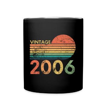 Limited Edition 2006 18. Geburtstag Geschenk - Tasse einfarbig - Schwarz - Vorne