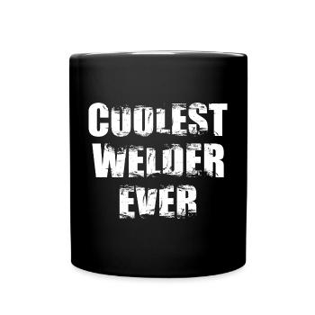 The coolest welder ever - Full Colour Mug - black - Front