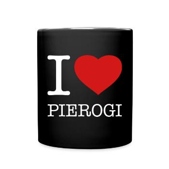 J’ADORE PIEROGI - Mug uni - noir - Devant