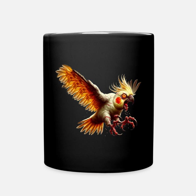 Oiseau maléfique - Calopsitte (14) - Mug uni - noir