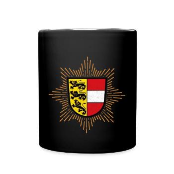 Carinthia Austria Flag Coat of Arms Star - Full Colour Mug - black - Front