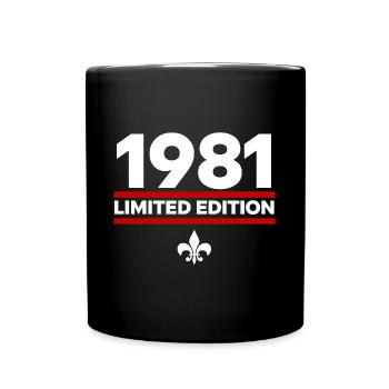 1981 Limited Edition - Full Colour Mug - black - Front